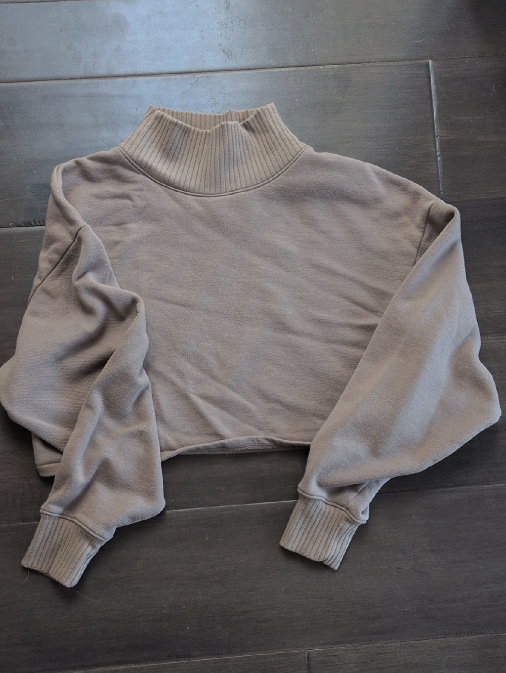 Alo Yoga Cropped Mock Neck Sweater